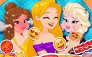 Disney Princesses Pizza Party